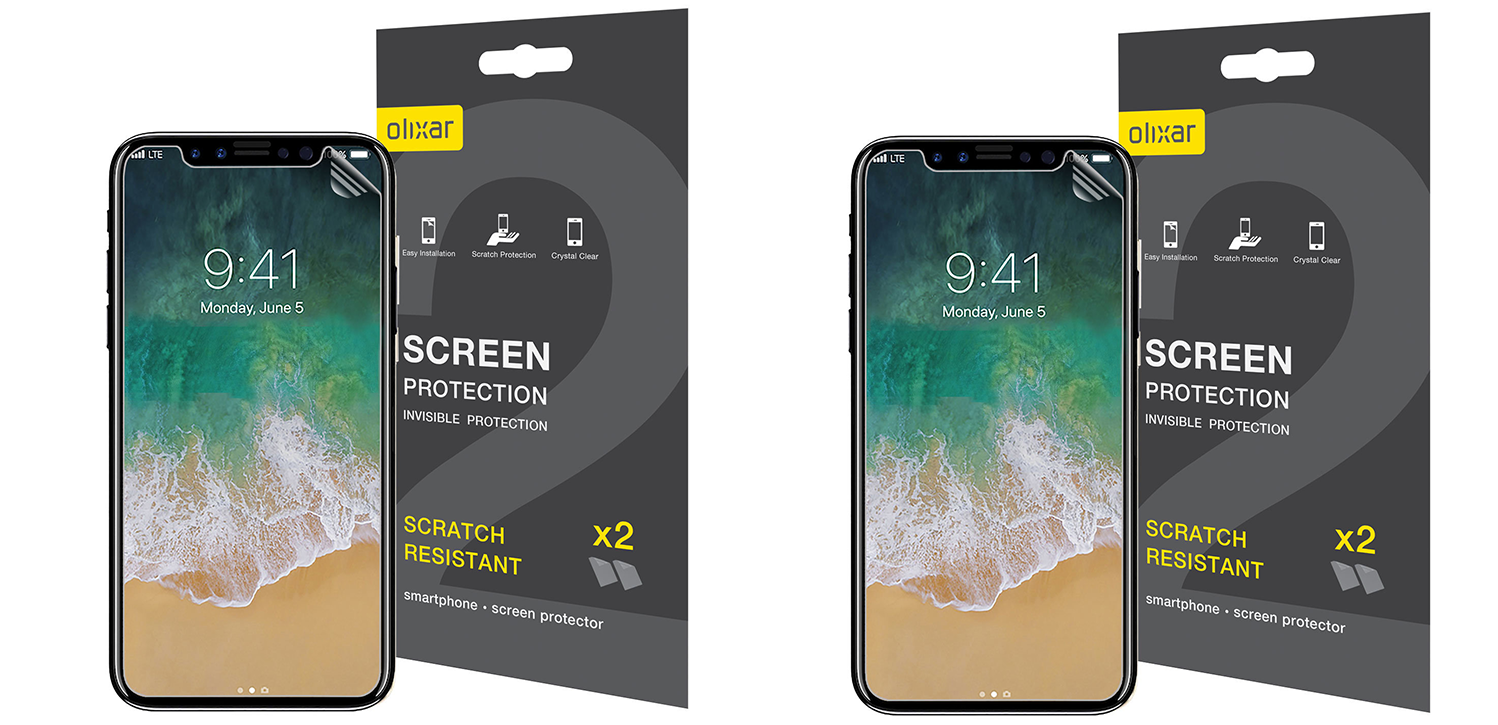 Protection d'écran iPhone XR Film protecteur Olixar – Pack de 2