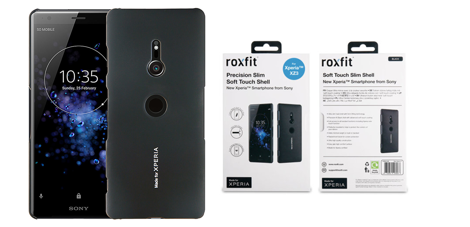 Coque Sony Xperia XZ3 Roxfit Slim Hard Shell – Noir