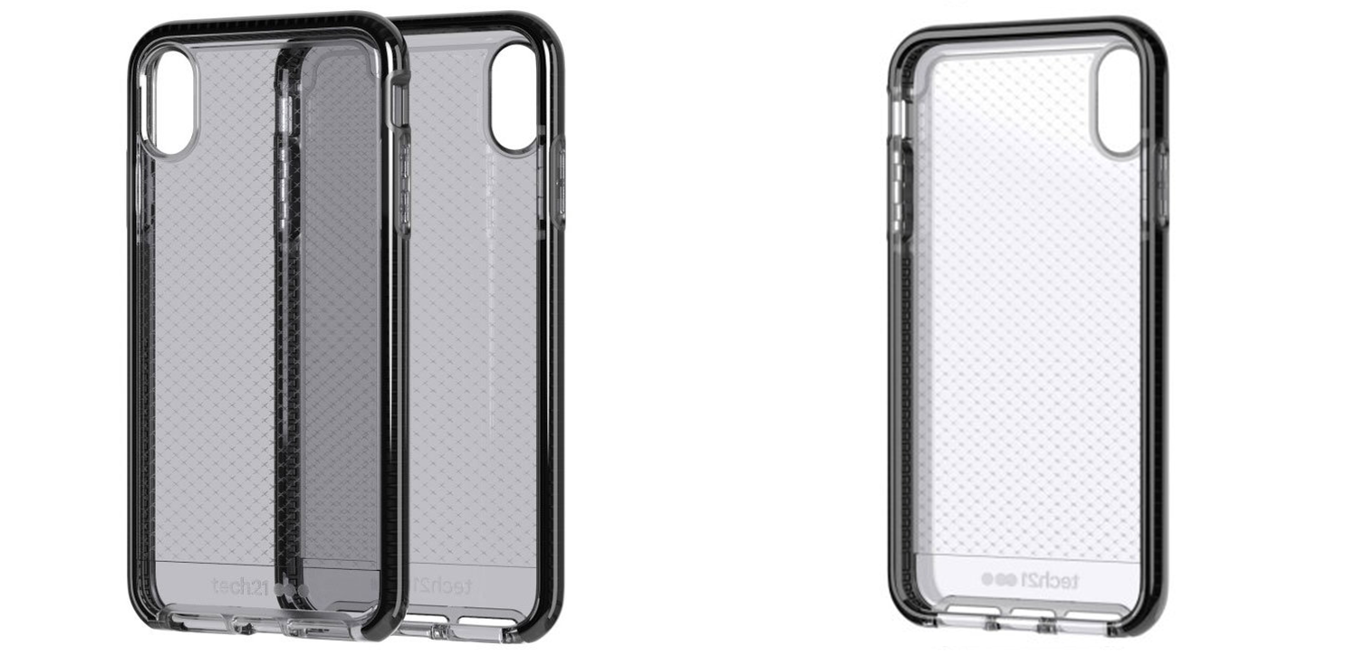 Coque iPhone XR Tech21 Evo Check – Coque robuste – Noir fumée