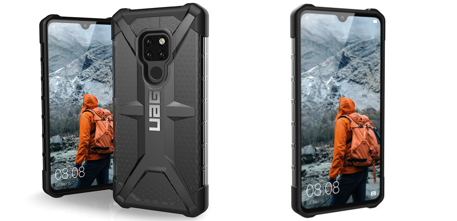 Coque Huawei Mate 20 UAG Plasma – Coque robuste – Gris / cendre