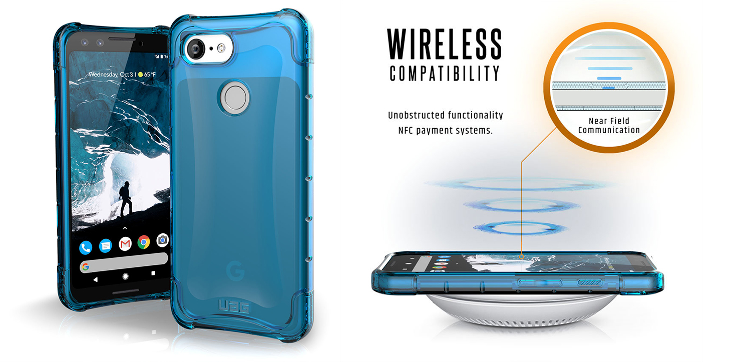 UAG Plyo Google Pixel 3 Tough Protective Case Glacier Blue