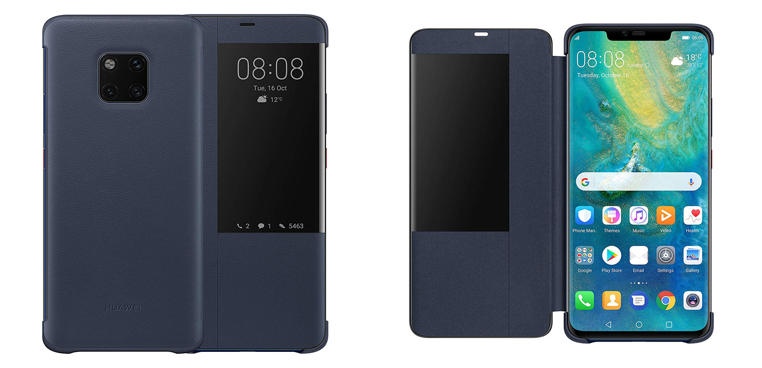 official huawei mate 20 pro smart flip case