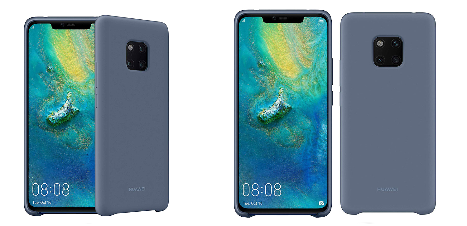 Official Huawei Mate 20 Pro Silicone Case - Blue