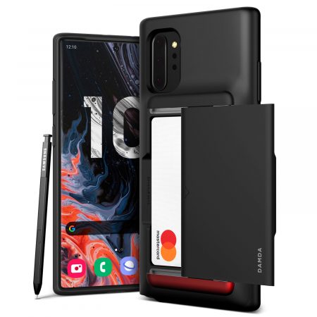 VRS Design Damda Glide Shield Samsung Note 10 Plus Case - Matt Black