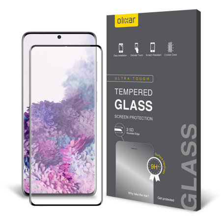 Olixar Samsung Galaxy S20 Plus Case Compatible Glass Screen Protector