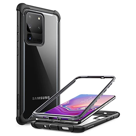 i-Blason Samsung S20 Ultra Ares Bumper Case - Black