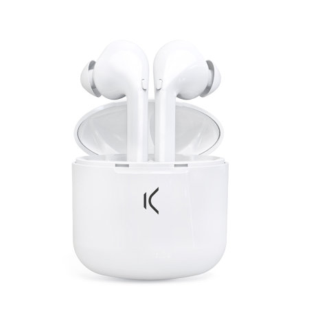 KSIX TrueBuds True Wireless Earphones with Microphone - White