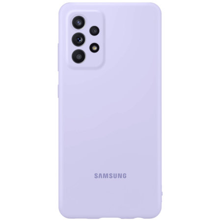 Official Samsung Galaxy A72 Silicone Cover Case - Violet