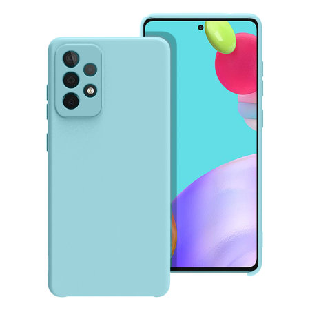 Olixar Samsung Galaxy A52 Soft Silicone Case - Pastel Blue