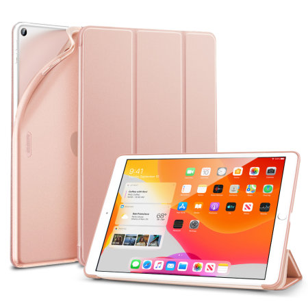 Sdesign iPad 10.2 Soft Silicone Case - Rose Gold