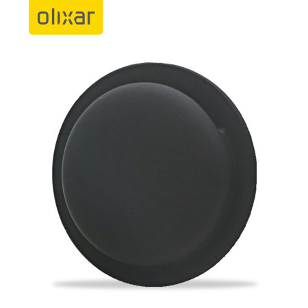 Olixar Apple Airtags Adhesive Silicone Pocket 4 Pack - Black