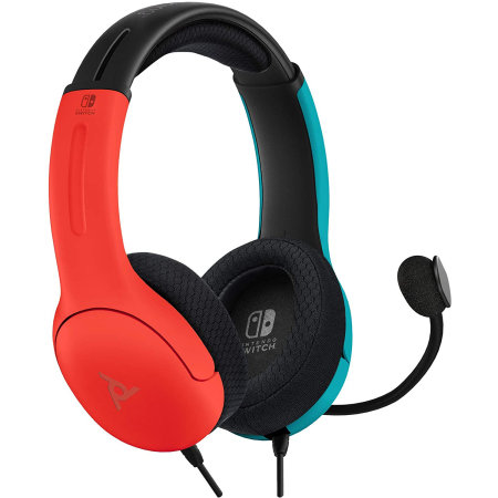 PDP LVL40 Nintendo Switch LVL40 Wired Headset - Blue/Red