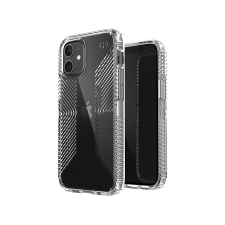 Speck iPhone 12 Presidio Perfect-Clear Grip Case - Clear