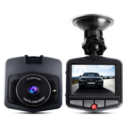 Aquarius 720p HD Wide-Angled Motion Sensitive DVR Car Dash Cam - Grey