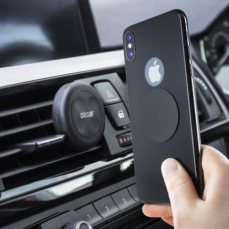 Olixar Magnetic Vent Mount Universal Smartphone Car Holder - Black