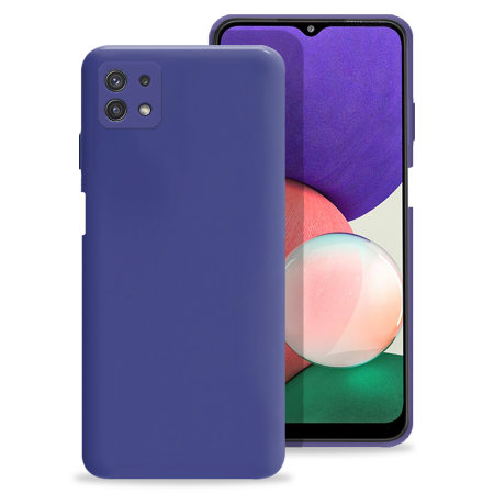 Olixar Samsung Galaxy A22 5G Soft Silicone Case - Midnight Blue