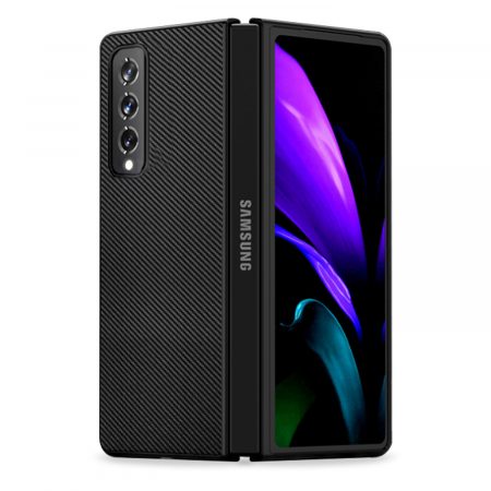 Olixar Carbon Fibre Galaxy Z Fold 3 Protective Case - Black