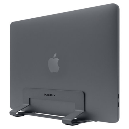 Macally Universal Vertical Laptop Stand 13inch-17inch - Space Grey