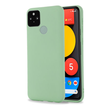 Olixar Google Pixel 5a Soft Silicone Case - Green