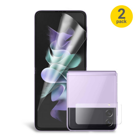 Olixar Samsung Galaxy Z Flip 3 Screen & Camera Protectors - 2 Pack