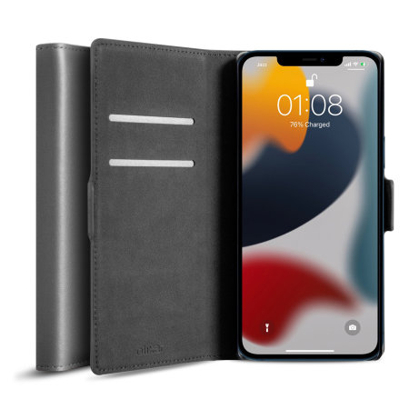 Olixar Genuine Leather iPhone 13 Wallet Case