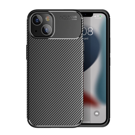 Olixar Carbon Fibre iPhone 13 mini Tough Case