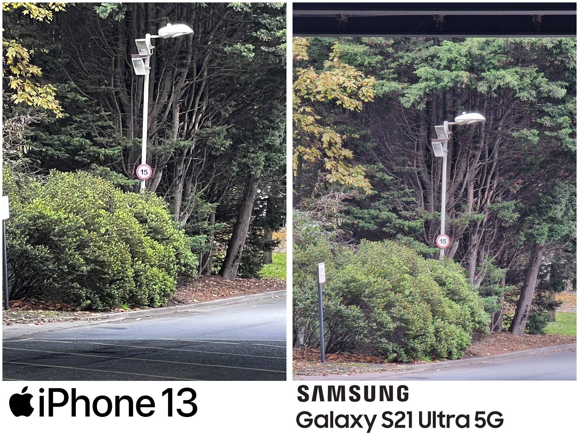 Samsung Galaxy S21 Ultra low light camera test 