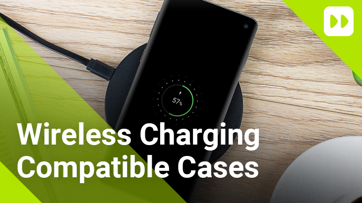 Wireless charger compatible phone case