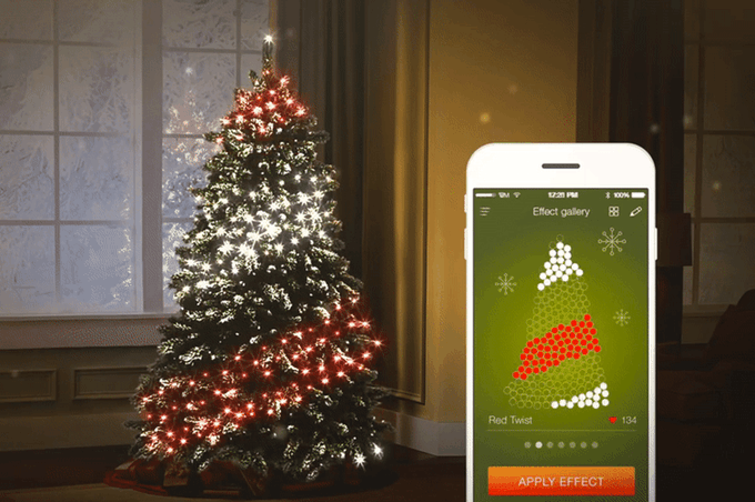 twinkly smart christmas tree lights