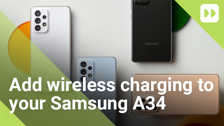 add wireless charging to your a34